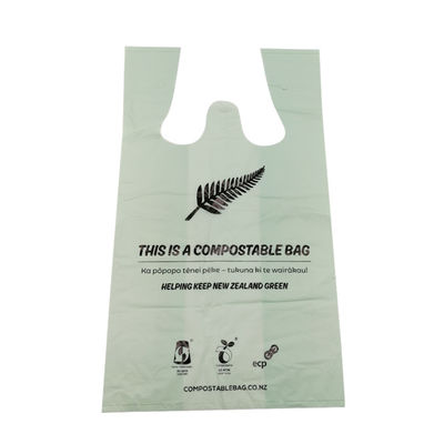 PBAT PLA Corn Starch Eco Friendly Trash Bags Ziplock 0.02mm-0.2mm Thick