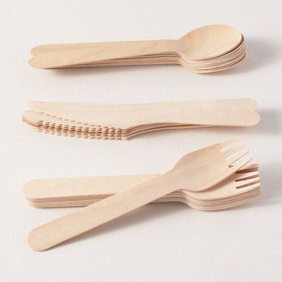 17cm Biodegradable Disposable Tableware Knife Fork Spoon Set