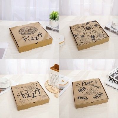 ISO9000 Grease Resistant Pizza Takeaway Boxes Corrugated Board
