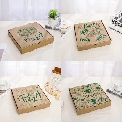 ISO9000 Grease Resistant Pizza Takeaway Boxes Corrugated Board