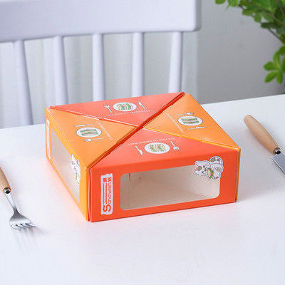 12*6.5*12cm Varnishing Takeaway Sandwich Boxes SGS BV
