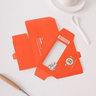 12*6.5*12cm Varnishing Takeaway Sandwich Boxes SGS BV