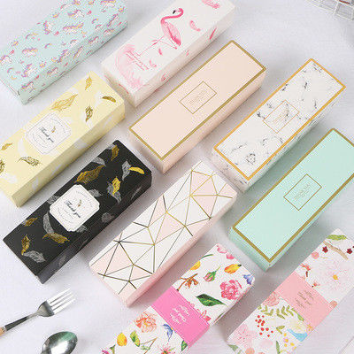 3.8cm 6 Holes Silk Printing Mini Cupcake Boxes