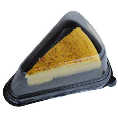 13.2*9.5*6.5cm Takeaway Sandwich Boxes Food Grade Plastic Triangle Cake Packaging