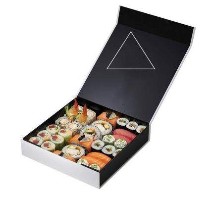 ISO9001 Lamination Varnish Sushi Takeaway Boxes