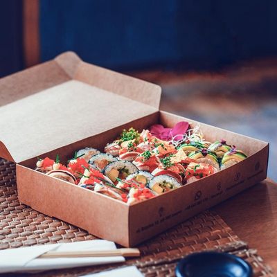 Cardboard Paper Sushi Takeaway Boxes