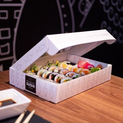 Cardboard Paper Sushi Takeaway Boxes